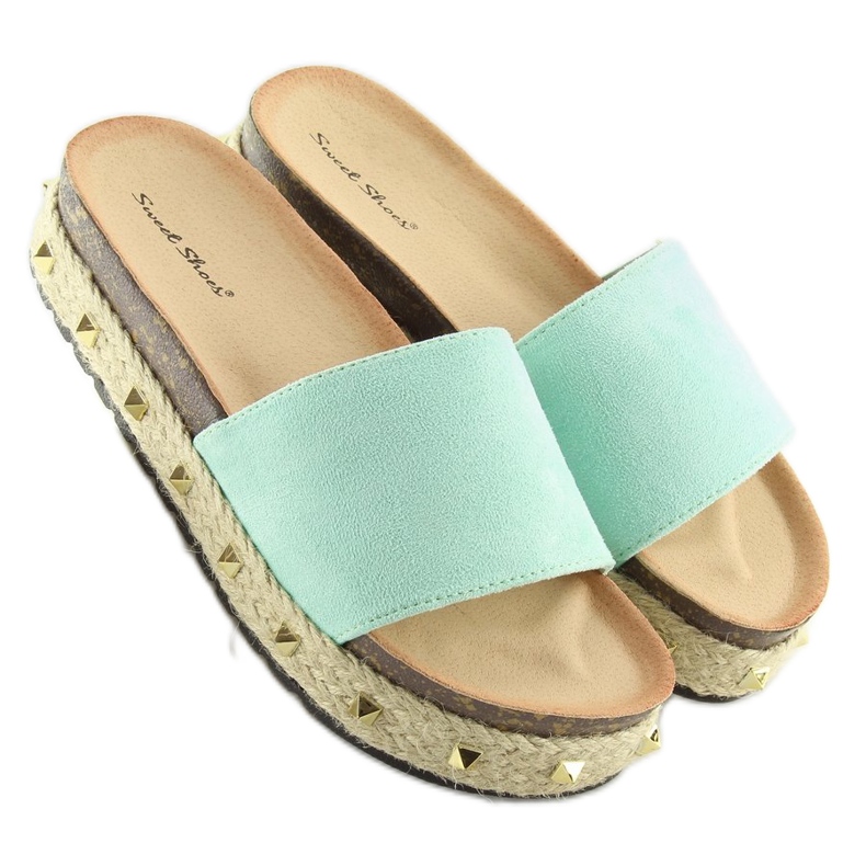 Mint espadrilles LS51 LT.GREEN 2