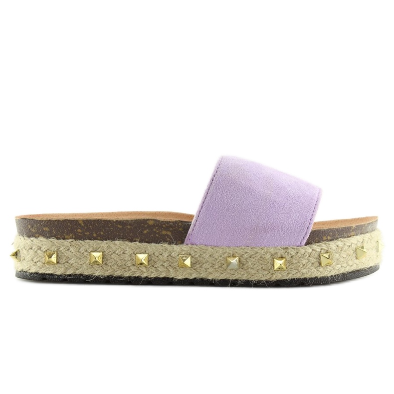 Violet LS51 L.PURPLE purple espadrilles slippers 1
