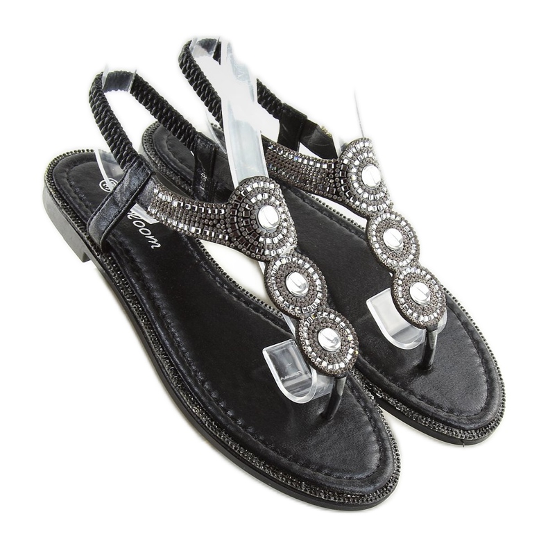 Black flip-flops LS-89091 Black 2