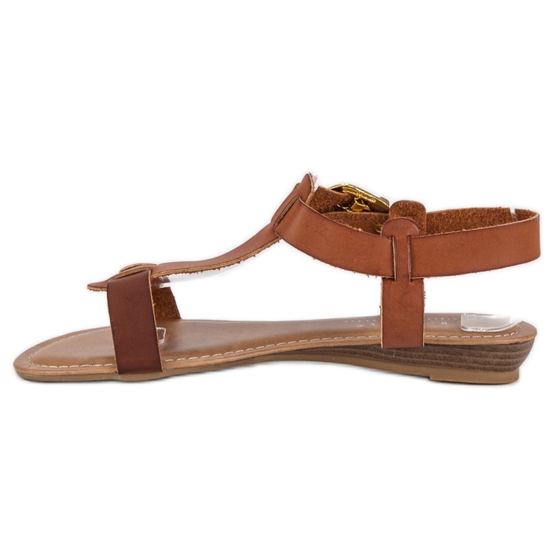 Comfortable brown sandals 1
