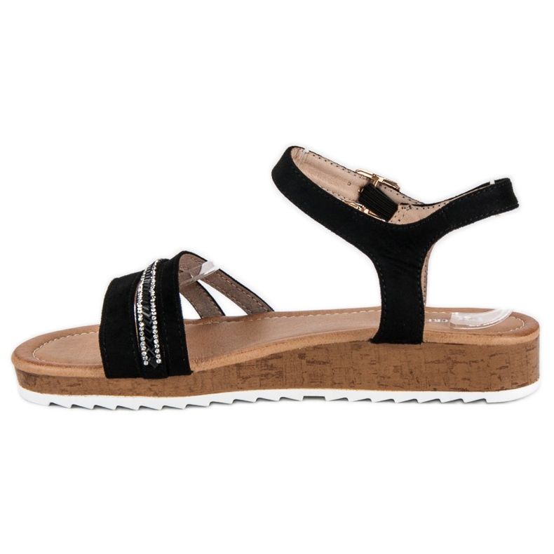Ch. Creation Ladies' black sandals 1 Ch. Creation Ladies' black sandals 1