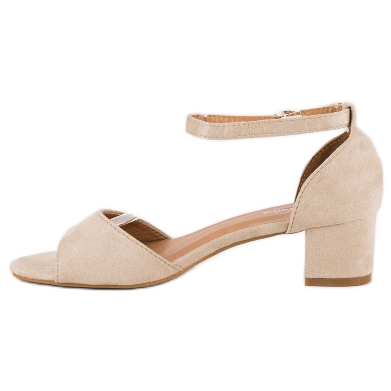 Via Giulia  Beige high-heeled sandals 1