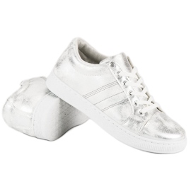 Sport Silver Knotted Sneakers grey 1