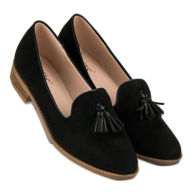 SDS Fashionable suede lords black 1