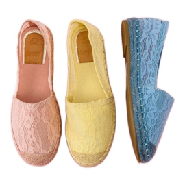 Seastar Blue lace espadrilles 1