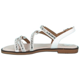 Nio Nio Stylish flat sandals white 1