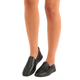 Seastar Ladies' black slipons 1