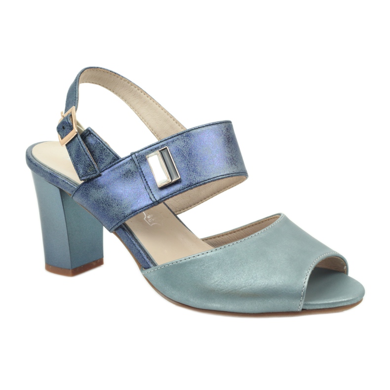 M.Daszyński Daszyński leather insole sandals blue 1