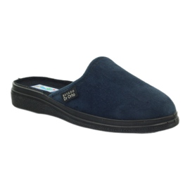 Diabetic slippers Befado 132d 006 navy blue 1