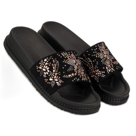 Female flip-flops black 2