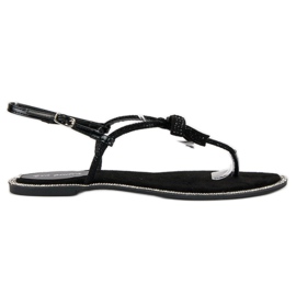 Via Giulia  Elegant Japanese sandals black 2