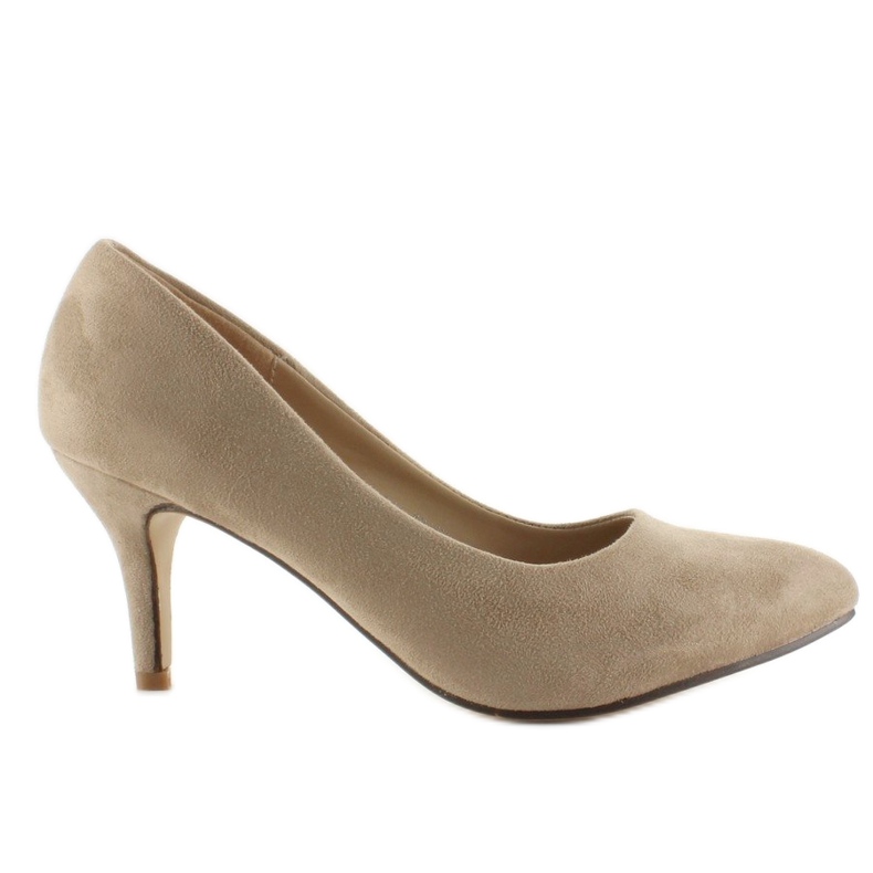 Low suede pumps M246 Khaki 1