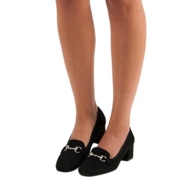 VINCEZA Black Suede Pumps 1 VINCEZA Black Suede Pumps 1