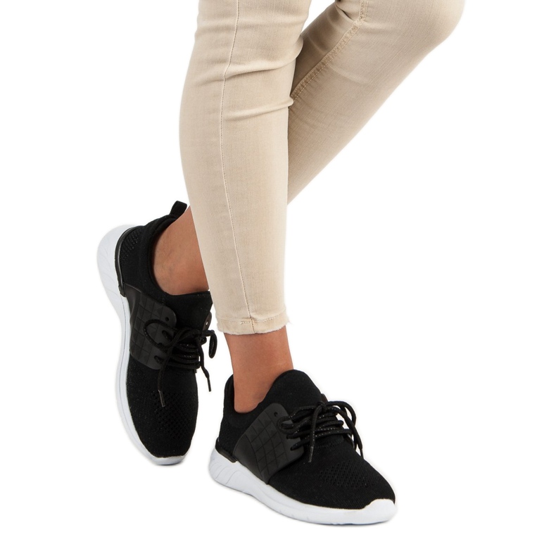 Light sports shoes black 1 Light sports shoes black 1