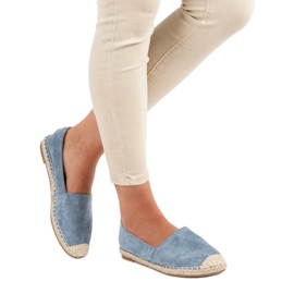 Best Shoes Blue suede espadrilles 2