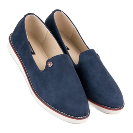 Navy blue suede lords vices 1