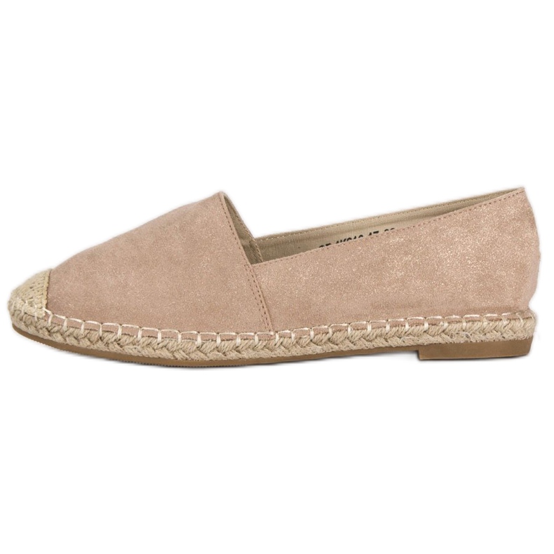 Best Shoes Beige suede espadrilles 2