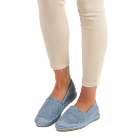 Nio Nio Blue suede espadrilles 1