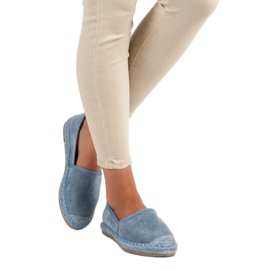 Nio Nio Blue suede espadrilles 2