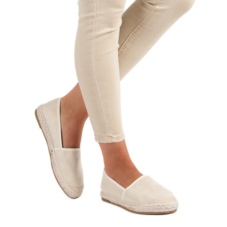 Nio Nio Beige suede espadrilles 1