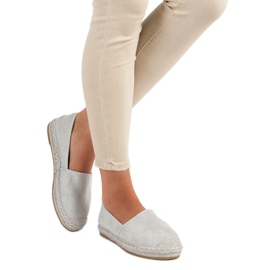 Nio Nio Gray suede espadrilles grey 2