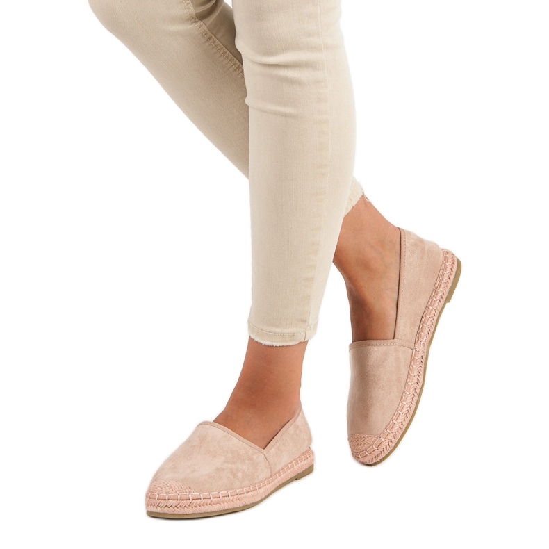Nio Nio Pink suede espadrilles 2