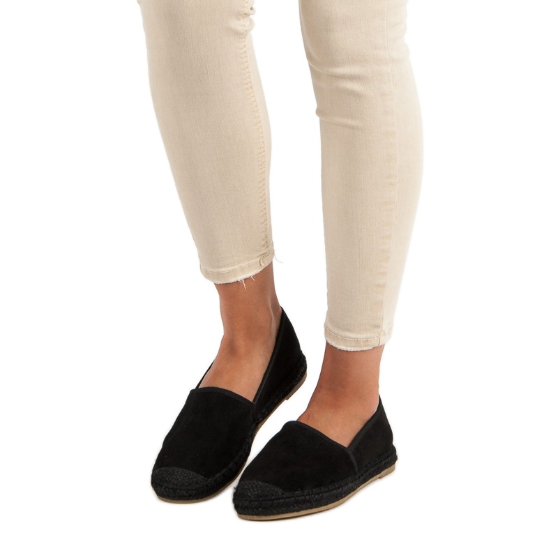 Nio Nio Black suede espadrilles 1