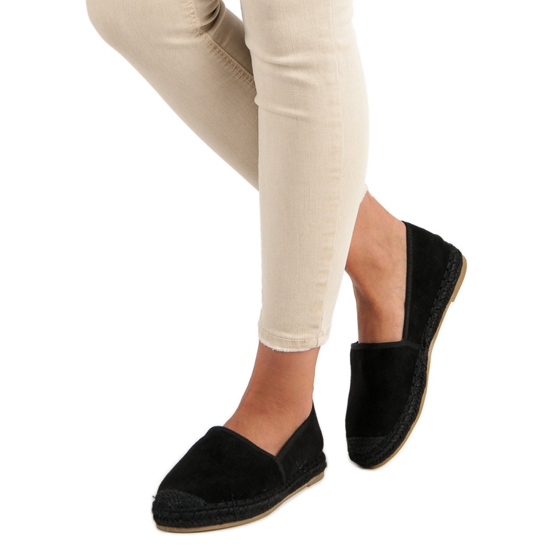 Nio Nio Black suede espadrilles 2