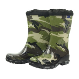 Camo galoshes with silver ions Ren But black brown green 3