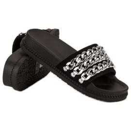 Black slippers 5
