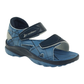 Blue sandals Rider velcro children's shoes navy blue 1