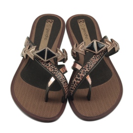 Ipanema Women's slippers flip-flops with Grendha stones brown 4 Ipanema Women's slippers flip-flops with Grendha stones brown 4