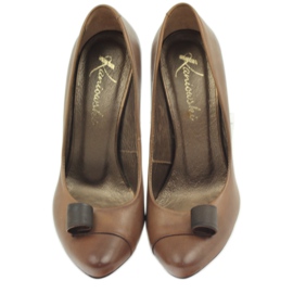 Kaniowski 125 brown leather pumps 5