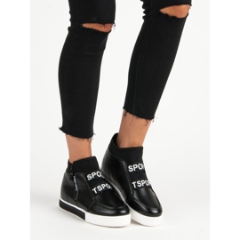 Black sneakers with a zipper 1