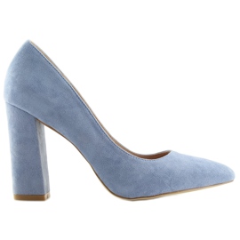 Pumps on the blue post R123P Blue 2
