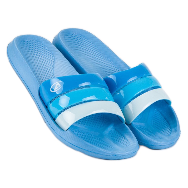American Club American Pool Slippers blue 1 American Club American Pool Slippers blue 1