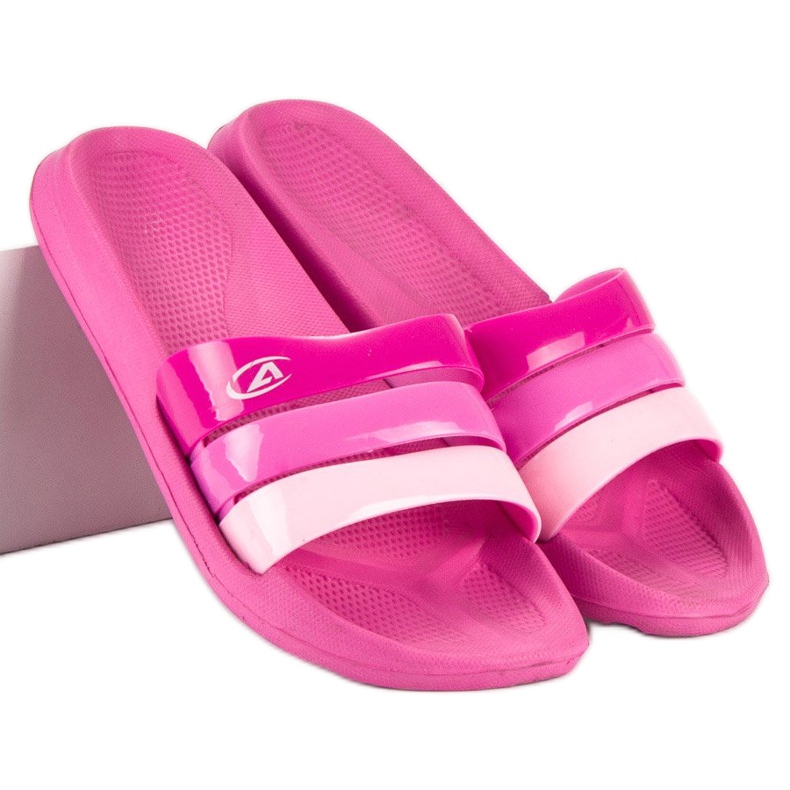 American Club American Pool Slippers pink 2