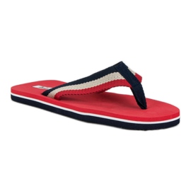 American Club American womens slippers red 1