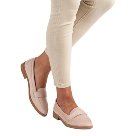 Small Swan Suede loafers brown 2