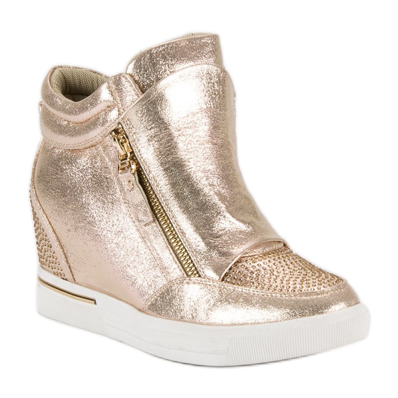 Stylish sneakers, sneakers yellow multicolored 1