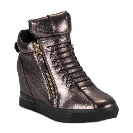 Dark gray Sneakers multicolored 1