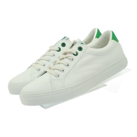 White sneakers BIG STAR 274209 green 4 White sneakers BIG STAR 274209 green 4