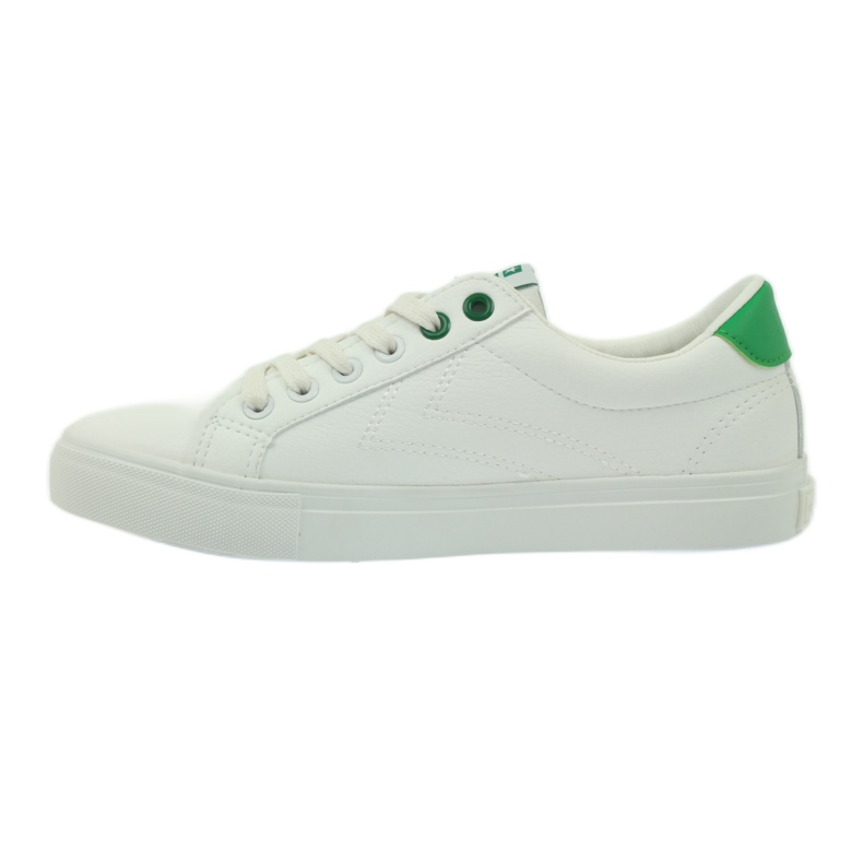 White sneakers BIG STAR 274209 green 3