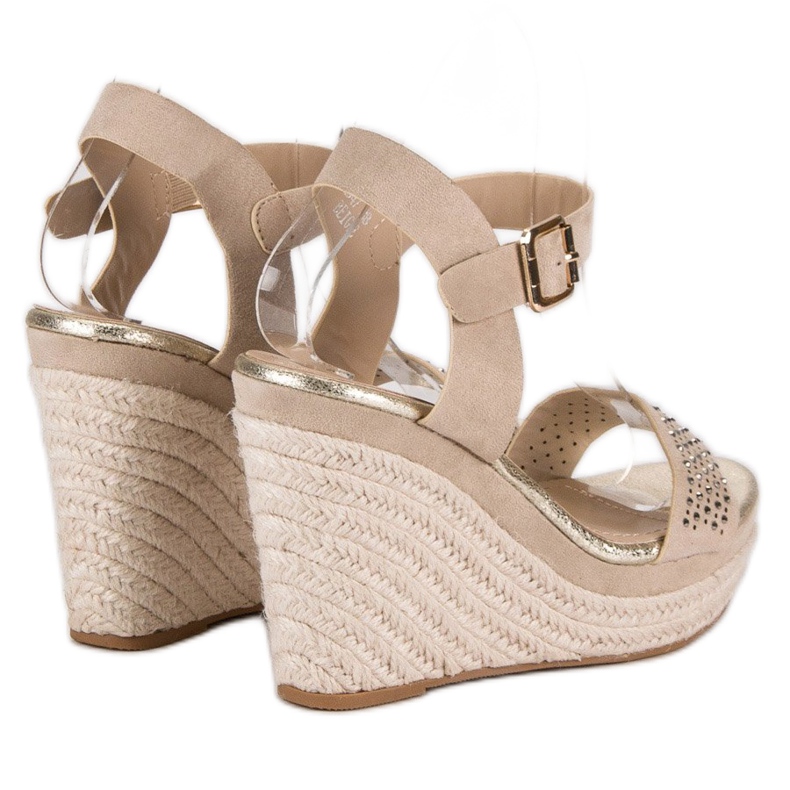 Sweet Shoes Beige wedge espadrilles 1 Sweet Shoes Beige wedge espadrilles 1