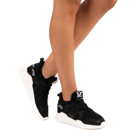 Black sports shoes 2