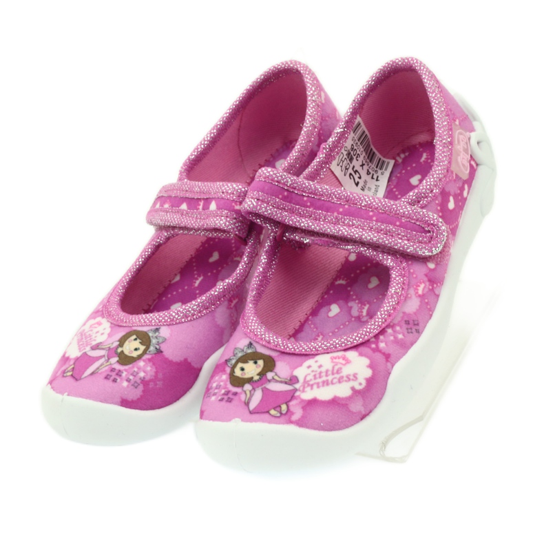 Befado children's shoes ballerinas slippers 114x306 white pink 5 Befado children's shoes ballerinas slippers 114x306 white pink 5