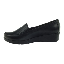 Angello 1720 black moccasin shoes 2