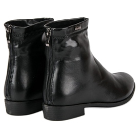 Black ankle boots with a zipper 2