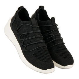 Kylie Textile Slip-On Sports Shoes black 2