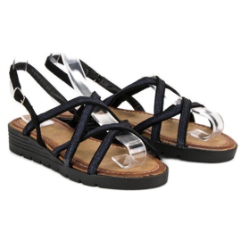 Comer Comfortable women's sandals black 2